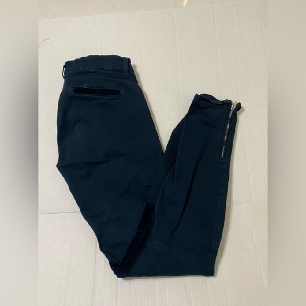 J Brand Velvet Patch Skinny Jeans